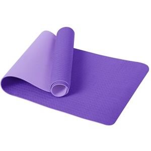 Good Nite Yoga Mat TPE Non-Slip Exercise Fitness Pilates Gymnastics Training Sport Mat Turn Mats Floor Gym with Carry Strap 183 x 61 x 0.6 cm (Dark Purple/Light Purple) Good Nite Yoga Mat TPE Non-Slip Exercise Fitness Pilates Gymnastics Training Sport Mat Turn Mats Floor Gym with Carry Strap 183 x 61 x 0.6 cm (Dark Purple/Light Purple)