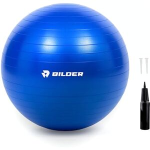 BILDER Non-slip Fitball with Inflation Pump Included, Durable and Anti-Burst Fitness Pilates Ball for Warming, Exercises, Gymnastics and Yoga Home and Office Gym Equipment, 65 cm BILDER Non-slip Fitball with Inflation Pump Included, Durable and Anti-Burst Fitness Pilates Ball for Warming, Exercises, Gymnastics and Yoga Home and Office Gym Equipment, 65 cm