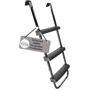 Hudora Universal Ladder non-slip trampoline ladder with wide steps height-adjustable safety ladder for trampolines UV-resistant ladder for many trampoline heights Hudora Universal Ladder non-slip trampoline ladder with wide steps height-adjustable safety ladder for trampolines UV-resistant ladder for many trampoline heights