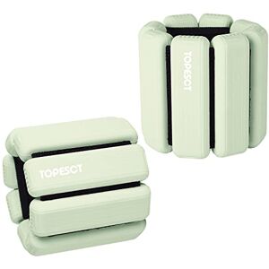 TOPESCT Adjustable Wrist Weights Set of 2 (1lb Each) Wearable Wrist & Ankle Weights Bracelet for Yoga, Dance, Barre, Pilates, Cardio, Aerobics, Walking (1lb/each, Olive Green) TOPESCT Adjustable Wrist Weights Set of 2 (1lb Each) Wearable Wrist & Ankle Weights Bracelet for Yoga, Dance, Barre, Pilates, Cardio, Aerobics, Walking (1lb/each, Olive Green)