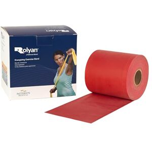 Rolyan Resistance Band – 46m Latex Exercise Band for Strength Training, Pilates & Rehab – Durable Fitness Band for Gym & Home Workouts – Recovery & Physical Elastic Therapy Medium, Red Rolyan Resistance Band – 46m Latex Exercise Band for Strength Training, Pilates & Rehab – Durable Fitness Band for Gym & Home Workouts – Recovery & Physical Elastic Therapy Medium, Red