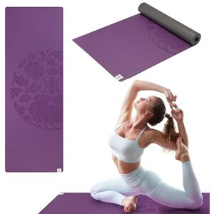 Gaiam Unisex Yoga Mat, Purple, One Size Gaiam Unisex Yoga Mat, Purple, One Size
