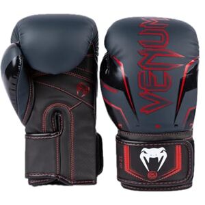 Venum , Elite Evo Boxing Gloves, Unisex Adult, 12 Oz, Navy/Black/Red Venum , Elite Evo Boxing Gloves, Unisex Adult, 12 Oz, Navy/Black/Red