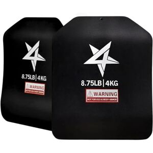 Yes4All S0DZ Ideal Curved Tactical Weight Vest Plates 8.75lb/ Weights Carrier Plate For Body Workout, Intensive Training, Rucking And Cardio, 4 KG Pair Yes4All S0DZ Ideal Curved Tactical Weight Vest Plates 8.75lb/ Weights Carrier Plate For Body Workout, Intensive Training, Rucking And Cardio, 4 KG Pair