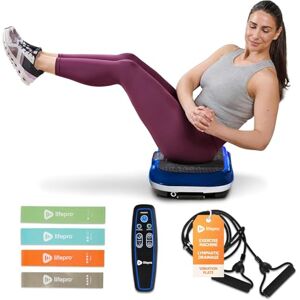 LifePro Waver Vibration Plate Exercise Machine for Full Body Workout, 99 Speed Levels, Resistance Bands, Remote, Home Fitness and Weight Loss Platform LifePro Waver Vibration Plate Exercise Machine for Full Body Workout, 99 Speed Levels, Resistance Bands, Remote, Home Fitness and Weight Loss Platform