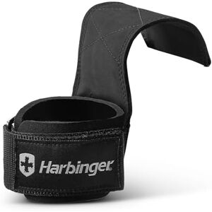 Harbinger Pro Lifting Grips – Premium Polyurethane for More Grip, Wrap-Around Design, Padded Wrist Support, Left/Right Specific, Durable Non-Slip Fitness Strap, Unisex, Black, Large Harbinger Pro Lifting Grips – Premium Polyurethane for More Grip, Wrap-Around Design, Padded Wrist Support, Left/Right Specific, Durable Non-Slip Fitness Strap, Unisex, Black, Large