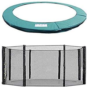 Green Bay Greenbay Trampoline Replacement Safety Spring Cover Padding Pad + Safety Net Enclosure Surround 10FT Green for 8 poles Trampoline Green Bay Greenbay Trampoline Replacement Safety Spring Cover Padding Pad + Safety Net Enclosure Surround 10FT Green for 8 poles Trampoline
