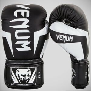 Venum Elite Adults Boxing Gloves, Black (Black/White), 10 Oz Venum Elite Adults Boxing Gloves, Black (Black/White), 10 Oz