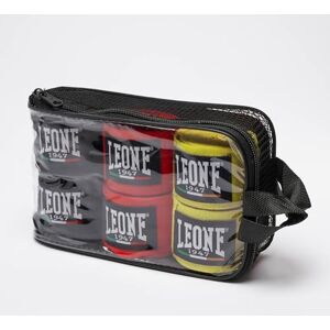 LEONE 1947 Hand Wraps Multipack, Pack x 3-AB705P Unisex-Adult, Red/Black/Yellow, 450 cm LEONE 1947 Hand Wraps Multipack, Pack x 3-AB705P Unisex-Adult, Red/Black/Yellow, 450 cm