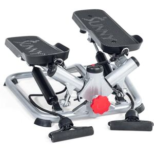 Sunny Health & Fitness Advanced Twist Stepper Machine with Resistance Bands, Portable Mini Stair Stepper Aerobic Indoor Exercise Equipment for Full Body Workout SF-S0979, Grey Sunny Health & Fitness Advanced Twist Stepper Machine with Resistance Bands, Portable Mini Stair Stepper Aerobic Indoor Exercise Equipment for Full Body Workout SF-S0979, Grey