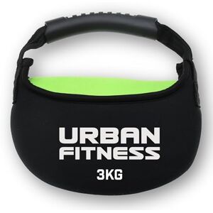 Urban Fitness Fabric Kettlebell, Soft Rubber Grip, Floor Safe Design, Neoprene Sand-Filled Weights, Strength, Endurance, Home Fitness Training, 3kg Urban Fitness Fabric Kettlebell, Soft Rubber Grip, Floor Safe Design, Neoprene Sand-Filled Weights, Strength, Endurance, Home Fitness Training, 3kg