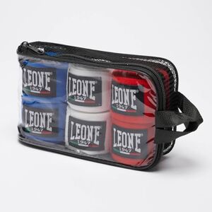 LEONE 1947 Hand Wraps Multipack, Pack x 3-AB705P Unisex-Adult, Red/White/Blue, 450 cm LEONE 1947 Hand Wraps Multipack, Pack x 3-AB705P Unisex-Adult, Red/White/Blue, 450 cm