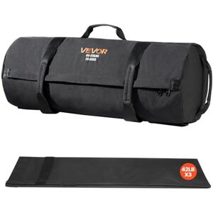 VEVOR Workout Sandbag, Heavy Duty Workout Power Bags with Handles, 50-125 lbs Adjustable Slam Bag for Fitness Strength Weight Training Cross-Training, Home Gym Exercise, Black (Unfilled) VEVOR Workout Sandbag, Heavy Duty Workout Power Bags with Handles, 50-125 lbs Adjustable Slam Bag for Fitness Strength Weight Training Cross-Training, Home Gym Exercise, Black (Unfilled)