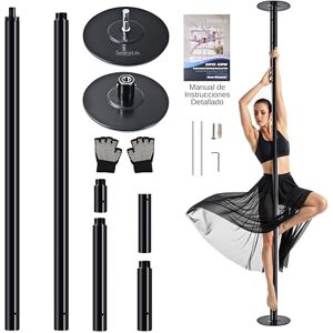 SereneLife Professional Upgrade Spinning Dance Pole Portable & Removable Stripper Fitness Pole, Adjustable & Smooth Connection, Great for Training & Exercise Black SereneLife Professional Upgrade Spinning Dance Pole Portable & Removable Stripper Fitness Pole, Adjustable & Smooth Connection, Great for Training & Exercise Black