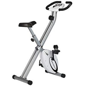 Ultrasport F-Bike Folding Exercise Bike 286 lbs Capacity, Extra Silent with Relax Foam Seat I Exercise Bikes for Home Use, Exercise Bike Foldable, Indoor Bike (white-silver) Ultrasport F-Bike Folding Exercise Bike 286 lbs Capacity, Extra Silent with Relax Foam Seat I Exercise Bikes for Home Use, Exercise Bike Foldable, Indoor Bike (white-silver)