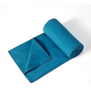 Amazon Basics Hot Yoga Mat Towel, Soft Microfiber, Non-Slip, Absorbent, 188 cm x 61 cm, Aqua Amazon Basics Hot Yoga Mat Towel, Soft Microfiber, Non-Slip, Absorbent, 188 cm x 61 cm, Aqua