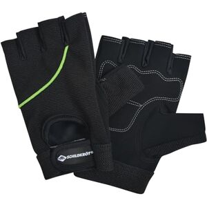 Schildkröt Fitness Gloves Classic, Various Sizes Selectable (S-M / L-XL), Black-Green, 960152 Schildkröt Fitness Gloves Classic, Various Sizes Selectable (S-M / L-XL), Black-Green, 960152