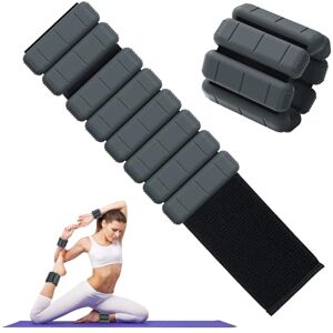 TOPESCT Wearable Wrist Ankle Weights Set of 2(1 lb/2 lbs Each),Adjustable Arm Weighted Bracelet for Strength Training Walking Running Pilates Jogging Yoga (Charcoal, 2lbs/each) TOPESCT Wearable Wrist Ankle Weights Set of 2(1 lb/2 lbs Each),Adjustable Arm Weighted Bracelet for Strength Training Walking Running Pilates Jogging Yoga (Charcoal, 2lbs/each)