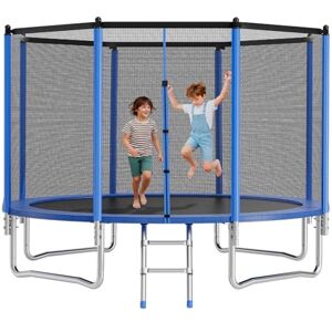 VEVOR Outdoor Trampoline, 14FT Round Recreational Trampoline with Enclosure Net, ASTM Approved, Heavy Duty Trampolines, Max 450 lbs Weight Capacity, Anti-Rust Backyard Trampolines for Kids & Adults VEVOR Outdoor Trampoline, 14FT Round Recreational Trampoline with Enclosure Net, ASTM Approved, Heavy Duty Trampolines, Max 450 lbs Weight Capacity, Anti-Rust Backyard Trampolines for Kids & Adults
