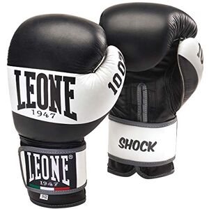 LEONE 1947 , Shock Boxing Gloves, Unisex Adult, Black, 16 OZ, GN047 LEONE 1947 , Shock Boxing Gloves, Unisex Adult, Black, 16 OZ, GN047