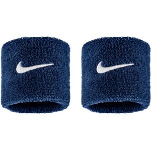 Nike Swoosh Classic Wristbands 2-Pack Sweatbands Tennis Fitness Running Wristbands Sports, College Navy/White, One Size Nike Swoosh Classic Wristbands 2-Pack Sweatbands Tennis Fitness Running Wristbands Sports, College Navy/White, One Size