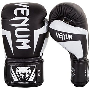 Venum Elite Boxing Gloves - Handmade in Thailand - Black/White - 16 oz - Boxing Gloves Venum Elite Boxing Gloves - Handmade in Thailand - Black/White - 16 oz - Boxing Gloves