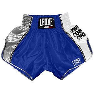 LEONE 1947 , Training Shorts Kick-thai, Unisex Adult, Blue, L, AB760 LEONE 1947 , Training Shorts Kick-thai, Unisex Adult, Blue, L, AB760