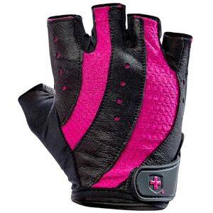 Harbinger Pro 2.0 Weightlifting Gloves–Padded Leather Palm, Breathable Perforated Design, 4-Way Stretch, Pull Tabs, Wrist Strap–Flexible Moderate Support Gym Gloves– Women's, Black/Pink, Small Harbinger Pro 2.0 Weightlifting Gloves–Padded Leather Palm, Breathable Perforated Design, 4-Way Stretch, Pull Tabs, Wrist Strap–Flexible Moderate Support Gym Gloves– Women's, Black/Pink, Small