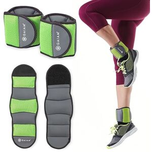 Gaiam Ankle Weights Adjustable Set For Women & Men Resistance Workout Equipment for Walking, Running, Pilates, Yoga, Dance, Aerobics, Cardio Exercises (5Lb Set Two 2.5Lb Weights) Gaiam Ankle Weights Adjustable Set For Women & Men Resistance Workout Equipment for Walking, Running, Pilates, Yoga, Dance, Aerobics, Cardio Exercises (5Lb Set Two 2.5Lb Weights)
