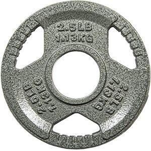 Fitvids Sporzon! Cast Iron Olympic 2-Inch Grip Plate Weight Plate for Strength Training, Weightlifting and Crossfit, Single, Gray Fitvids Sporzon! Cast Iron Olympic 2-Inch Grip Plate Weight Plate for Strength Training, Weightlifting and Crossfit, Single, Gray