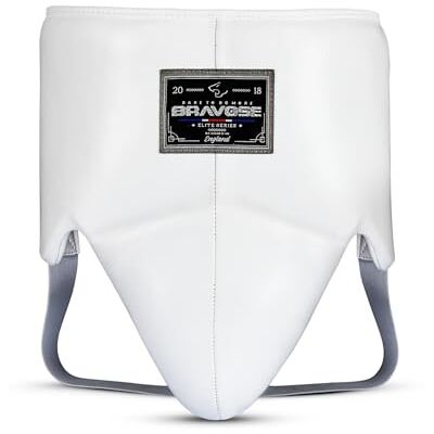 BRAVOSE Elite2.0 Boxing Groin Guard for Boxing, Sparring, Muay Thai, Kickboxing and MMA Cowhide Leather Abdominal Protector for Karate, Taekwondo and Martial Arts Training BRAVOSE Elite2.0 Boxing Groin Guard for Boxing, Sparring, Muay Thai, Kickboxing and MMA Cowhide Leather Abdominal Protector for Karate, Taekwondo and Martial Arts Training