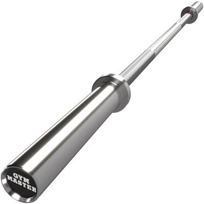 GYM MASTER 2" Diameter Olympic Barbell with Rotating Sleeves & Spring Clip Collars 5ft GYM MASTER 2" Diameter Olympic Barbell with Rotating Sleeves & Spring Clip Collars 5ft