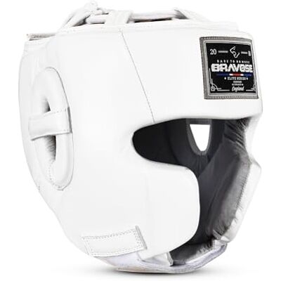 BRAVOSE Elite 2.0 Boxing Headguard Professional Strap Boxing, Training, Sparring & Martial Arts Headgear Adjustable Cowhide Leather Head Guard for Ear, Cheek, Face Protection (L/XL) BRAVOSE Elite 2.0 Boxing Headguard Professional Strap Boxing, Training, Sparring & Martial Arts Headgear Adjustable Cowhide Leather Head Guard for Ear, Cheek, Face Protection (L/XL)