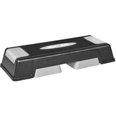 GORILLA SPORTS ® Aerobic Step Platform 3 Heights, 200 kg, Non-Slip Adjustable to 12.5, 18 or 23 cm; stable plastic stepper with non-slip feet for exercise workouts, home gym and fitness GORILLA SPORTS ® Aerobic Step Platform 3 Heights, 200 kg, Non-Slip Adjustable to 12.5, 18 or 23 cm; stable plastic stepper with non-slip feet for exercise workouts, home gym and fitness