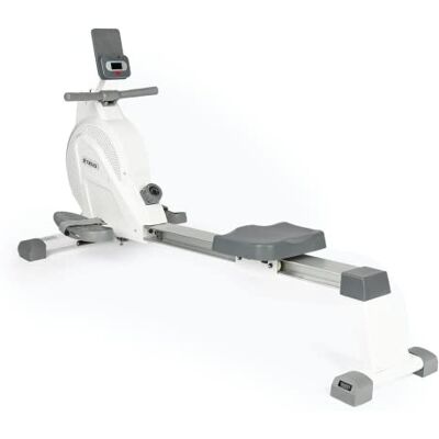 TREXO White Rowing Machine - Rowing Machine with 16 Resistance Levels TREXO White Rowing Machine - Rowing Machine with 16 Resistance Levels