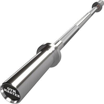 GYM MASTER 2" Diameter Olympic Barbell with Rotating Sleeves & Spring Clip Collars 4ft GYM MASTER 2" Diameter Olympic Barbell with Rotating Sleeves & Spring Clip Collars 4ft