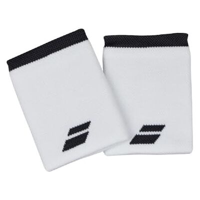 Babolat Men Jumbo Wristband White/Rabbit One Size Babolat Men Jumbo Wristband White/Rabbit One Size