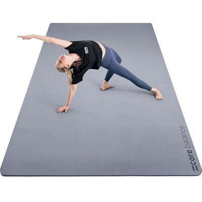 Balance Extra Large TPE Exercise Mat, 183cm x 116cm Double-Layer TPE Foam, Extra-Large Exercise Area, Non-Slip Surface, Ideal for Yoga, Pilates & HIIT, Carry Strap Included Balance Extra Large TPE Exercise Mat, 183cm x 116cm Double-Layer TPE Foam, Extra-Large Exercise Area, Non-Slip Surface, Ideal for Yoga, Pilates & HIIT, Carry Strap Included