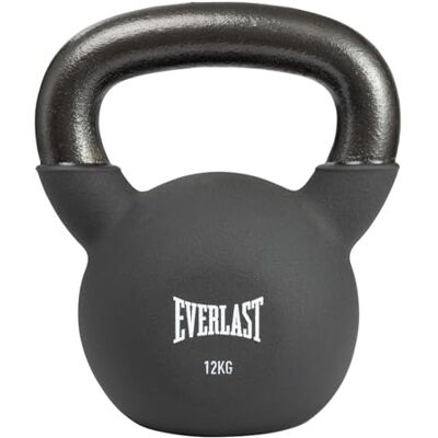 Everlast Kettlebell Black/Charcoal 12kg Everlast Kettlebell Black/Charcoal 12kg