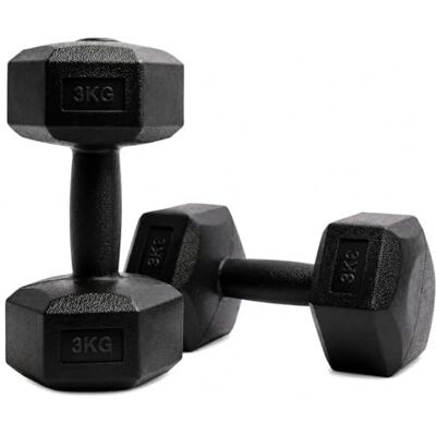 =NORTHERN= NORTHERN Plastic Hex Dumbbell Set, Anti-Slip & Anti-Roll Hexagonal Dumbbells Pair for Weight Lifting, Strength Training, Body Toning & Home Gym Workouts, 1–10kg Set =NORTHERN= NORTHERN Plastic Hex Dumbbell Set, Anti-Slip & Anti-Roll Hexagonal Dumbbells Pair for Weight Lifting, Strength Training, Body Toning & Home Gym Workouts, 1–10kg Set