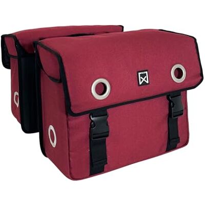 Willex Double Bike Bag - Canvas Material - 52L Capacity - Compatible with E-Bikes Willex Double Bike Bag - Canvas Material - 52L Capacity - Compatible with E-Bikes