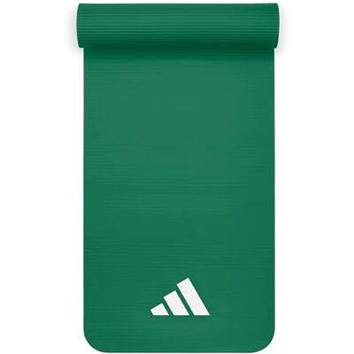 Adidas Dark Green Fitness Mat - 10mm - Stability & Comfort Adidas Dark Green Fitness Mat - 10mm - Stability & Comfort