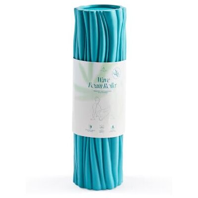 Myga Wave Foam Roller – Deep Tissue Massage Roller with Textured Surface & Bloom™ Algae Technology – Foam Roller for Muscle Recovery, Mobility, Fitness, Yoga & Pilates (Teal) Myga Wave Foam Roller – Deep Tissue Massage Roller with Textured Surface & Bloom™ Algae Technology – Foam Roller for Muscle Recovery, Mobility, Fitness, Yoga & Pilates (Teal)