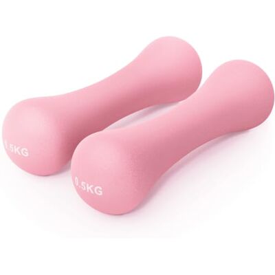 Balance Neoprene Bone Dumbbells, Pair, 0.5kg Balance Neoprene Bone Dumbbells, Pair, 0.5kg