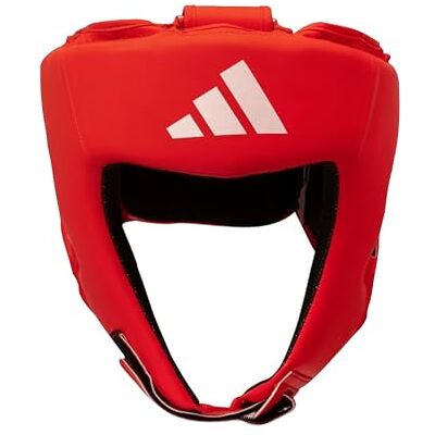 adidas IBA Style Boxing Headguard for Training, Black, Red,Blue adidas IBA Style Boxing Headguard for Training, Black, Red,Blue