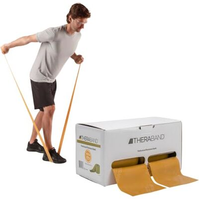 Thera-Band Resistance Bands Gold 45.5m Pro Latex Thera-Band Resistance Bands Gold 45.5m Pro Latex