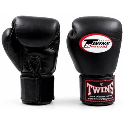 TWINS SPECIAL BGVL3 Boxing Gloves Genuine Leather Black 14 oz TWINS SPECIAL BGVL3 Boxing Gloves Genuine Leather Black 14 oz