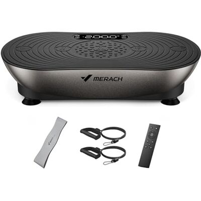 MERACH V33 Pro High Frequency Vibration Plate Exercise Machine (Silver) MERACH V33 Pro High Frequency Vibration Plate Exercise Machine (Silver)