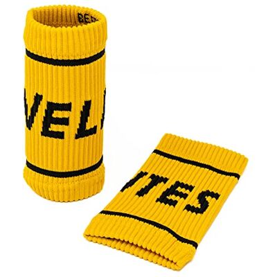 Velites I Flexible Fabric Wrist Band I Provides Support and Security for Your Workouts I Better Grip on Bar I Protect Sensitive Skin and get I One Size fits all (Mustard) Velites I Flexible Fabric Wrist Band I Provides Support and Security for Your Workouts I Better Grip on Bar I Protect Sensitive Skin and get I One Size fits all (Mustard)