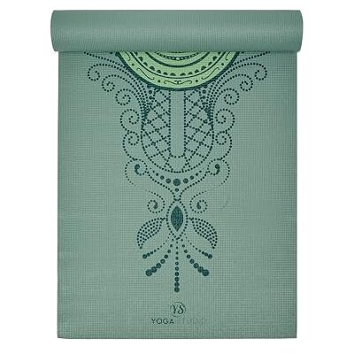 Yoga Studio Designed Mandala Yoga Mat 183cm x 61cm, 6mm Non-Slip, Tear Proof PVC Yoga Studio Designed Mandala Yoga Mat 183cm x 61cm, 6mm Non-Slip, Tear Proof PVC